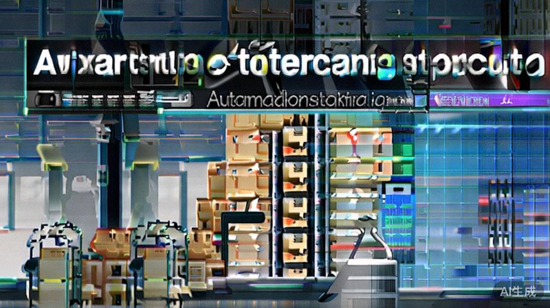 智能仓储机器人与自动化分拣系统在现代化物流中心工作的场景