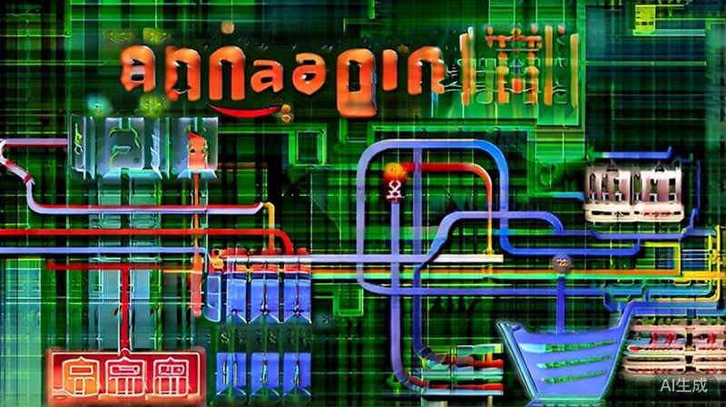 展示亚马逊、独立站、社交媒体等多渠道流量汇聚到品牌购物车的示意图