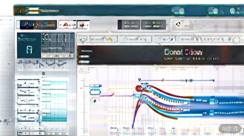 动态需求预测曲线与智能库存管理系统界面示意图